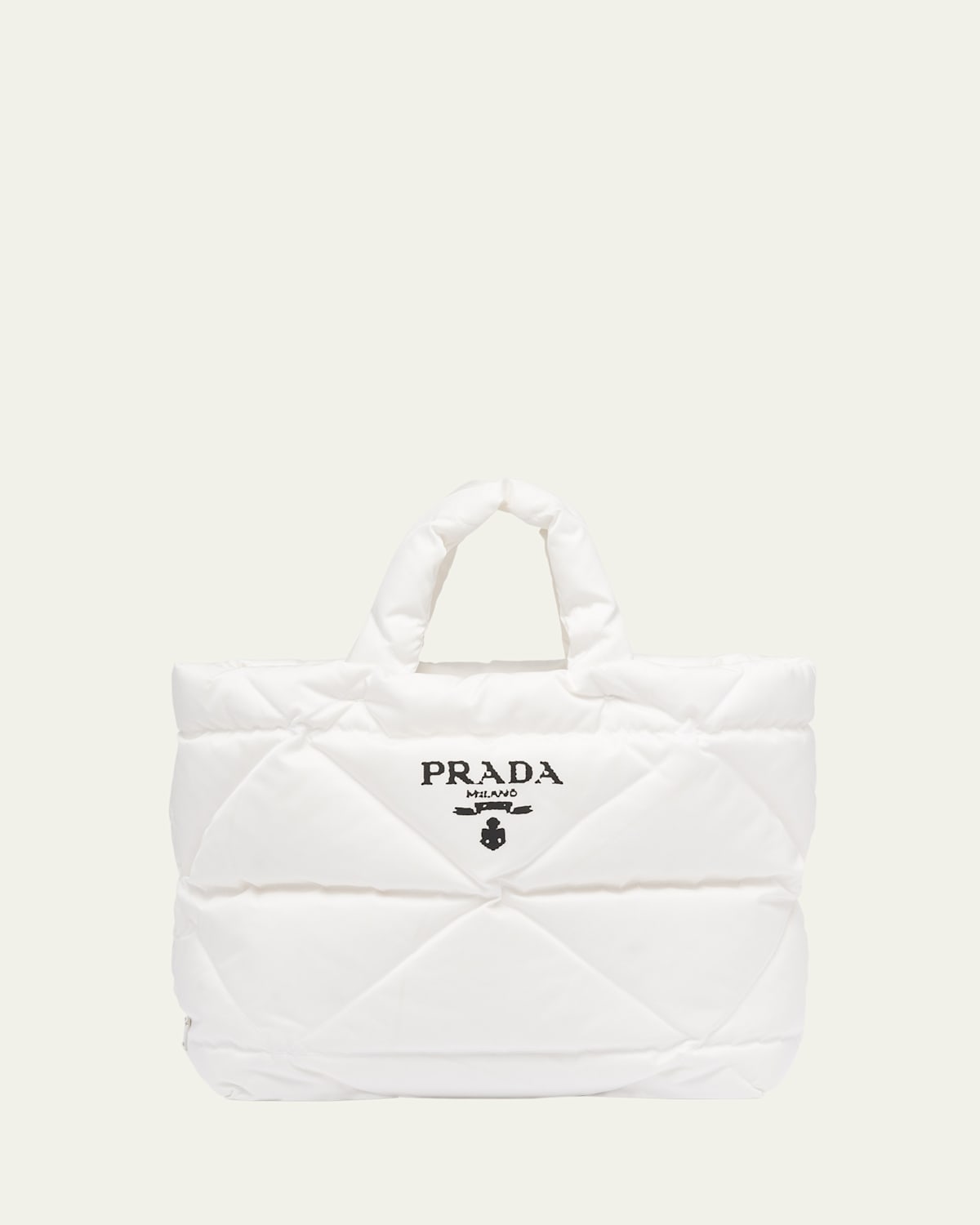 Prada Triangle Padded Re-nylon Tote Bag