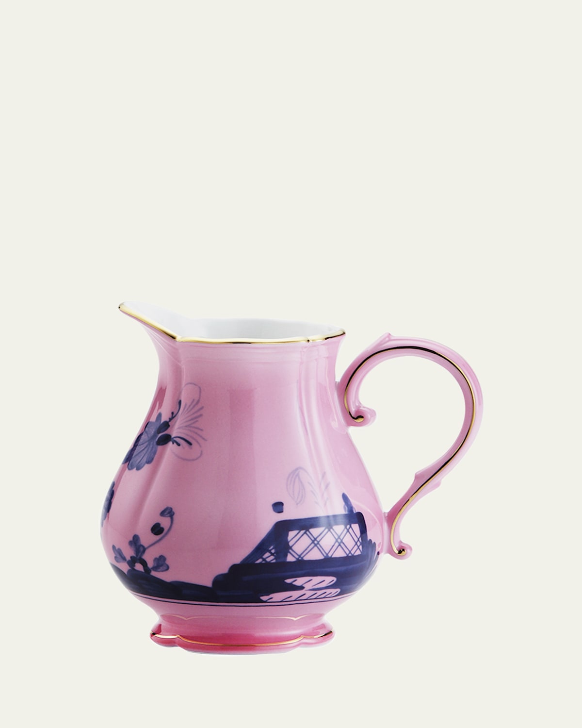 GINORI 1735 Oriente Italiano Creamer, Azalea
