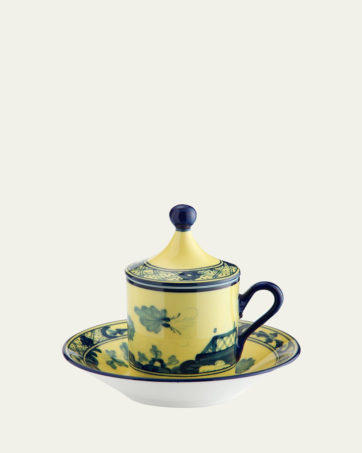 Ginori 1735 2-piece Coffee Cup Set In Yellow
