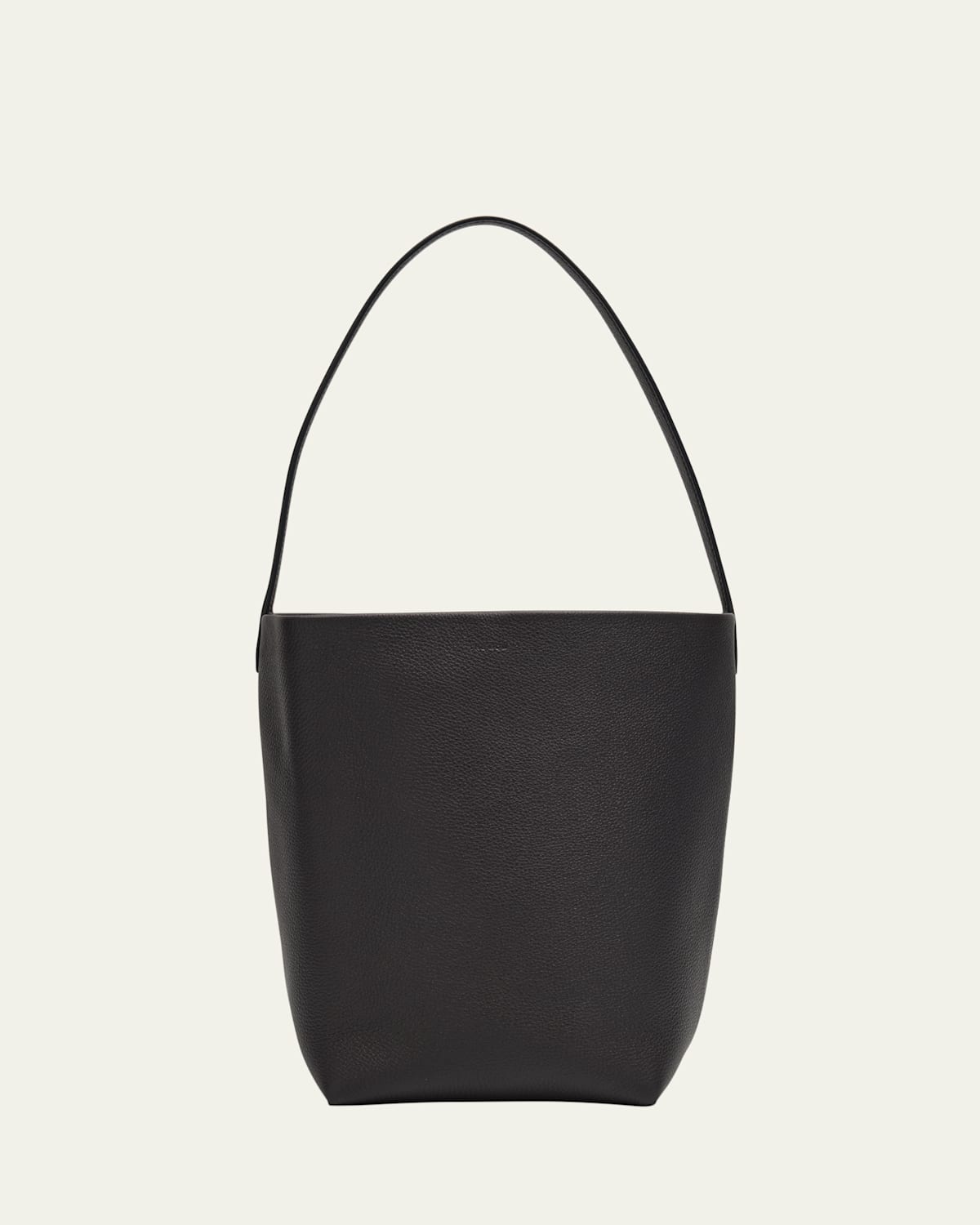 The Row N/s Park Tote Medium In Lux Grained Calfksin In Mid Midnight