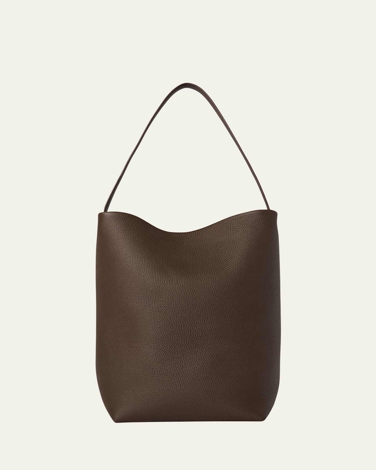The Row N/s Park Tote Medium In Lux Grained Calfksin In Green