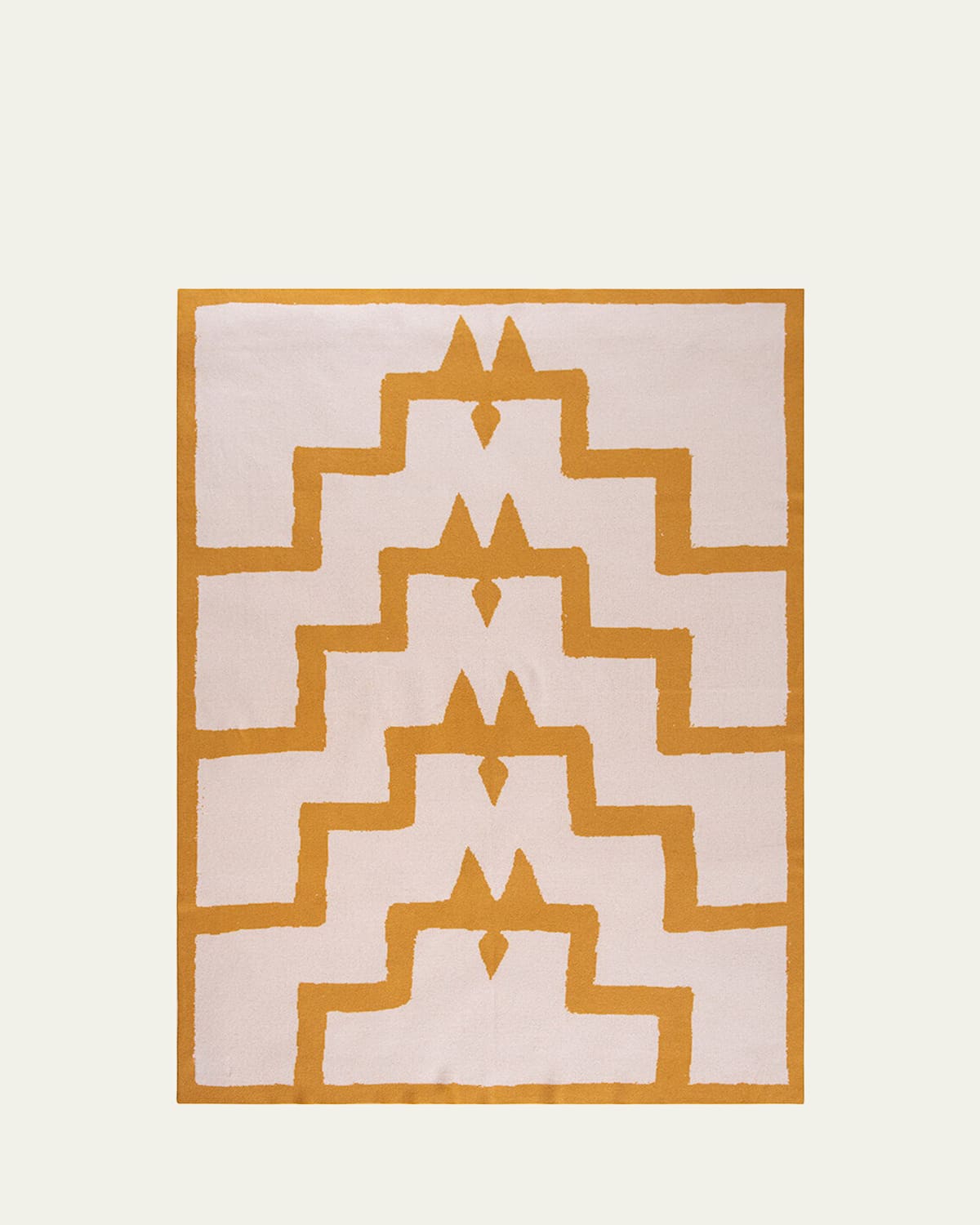 Saved NY Bodrum Sea Salt and Mustard Blanket, 51" x 71" | Thumbnail 4