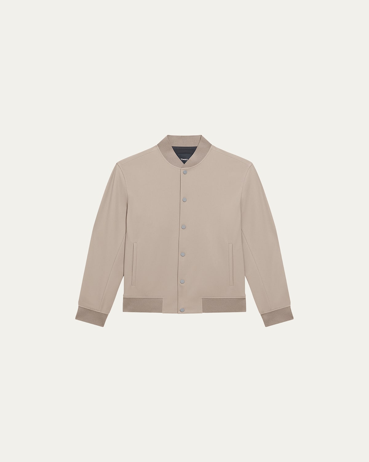 Theory Men's Murphy Precision Ponte Jacket In Brown