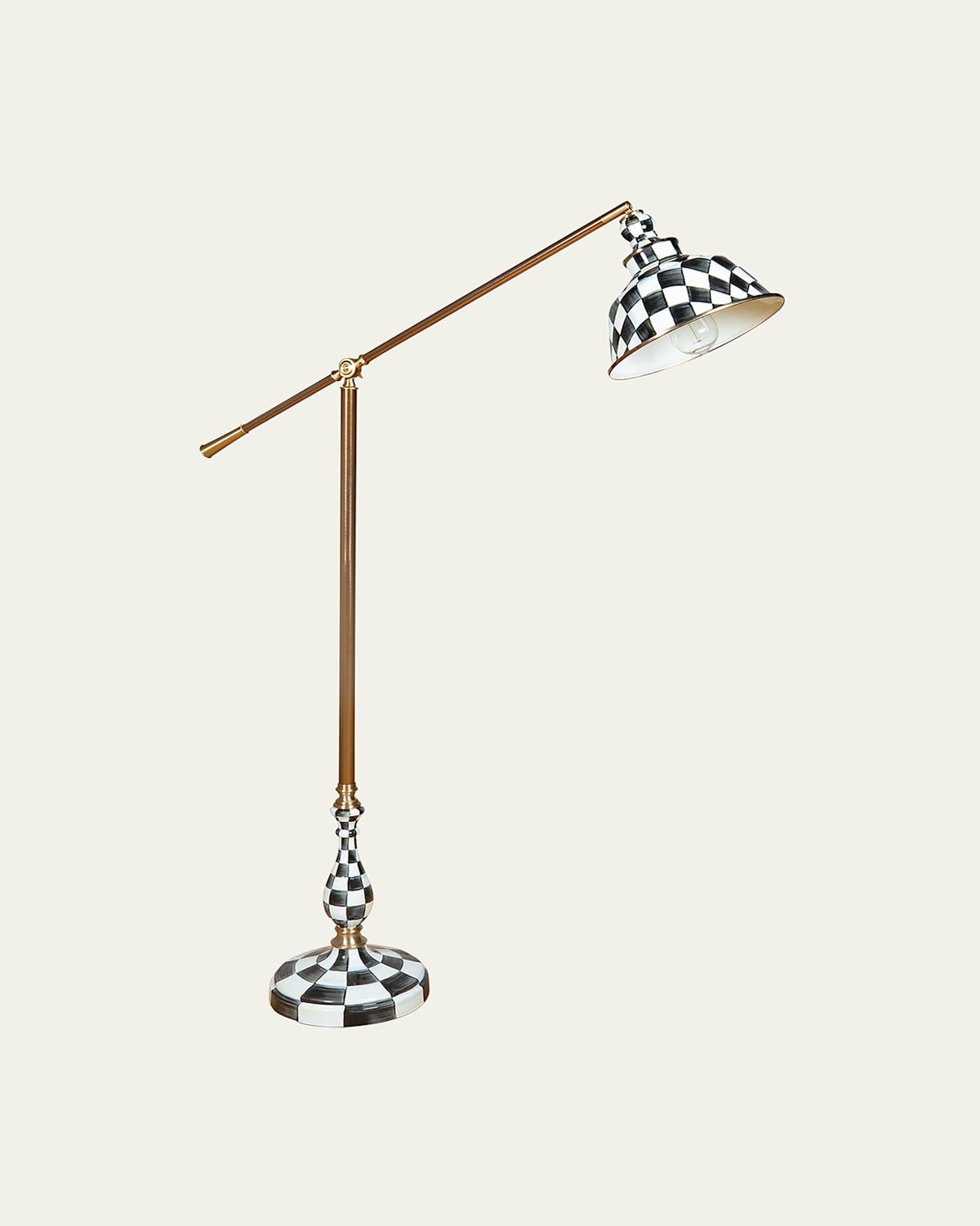 Mackenzie-childs Courtly Check Reading Floor Lamp