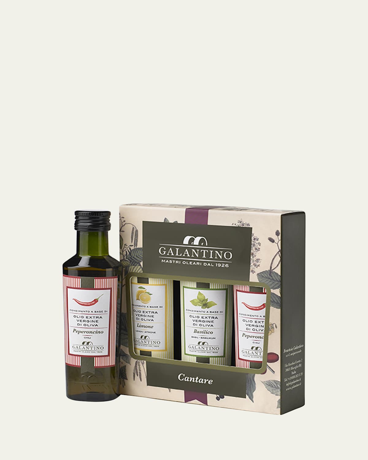 Frantoio Galantino Cantare Extra Virgin Olive Oil Gift Set