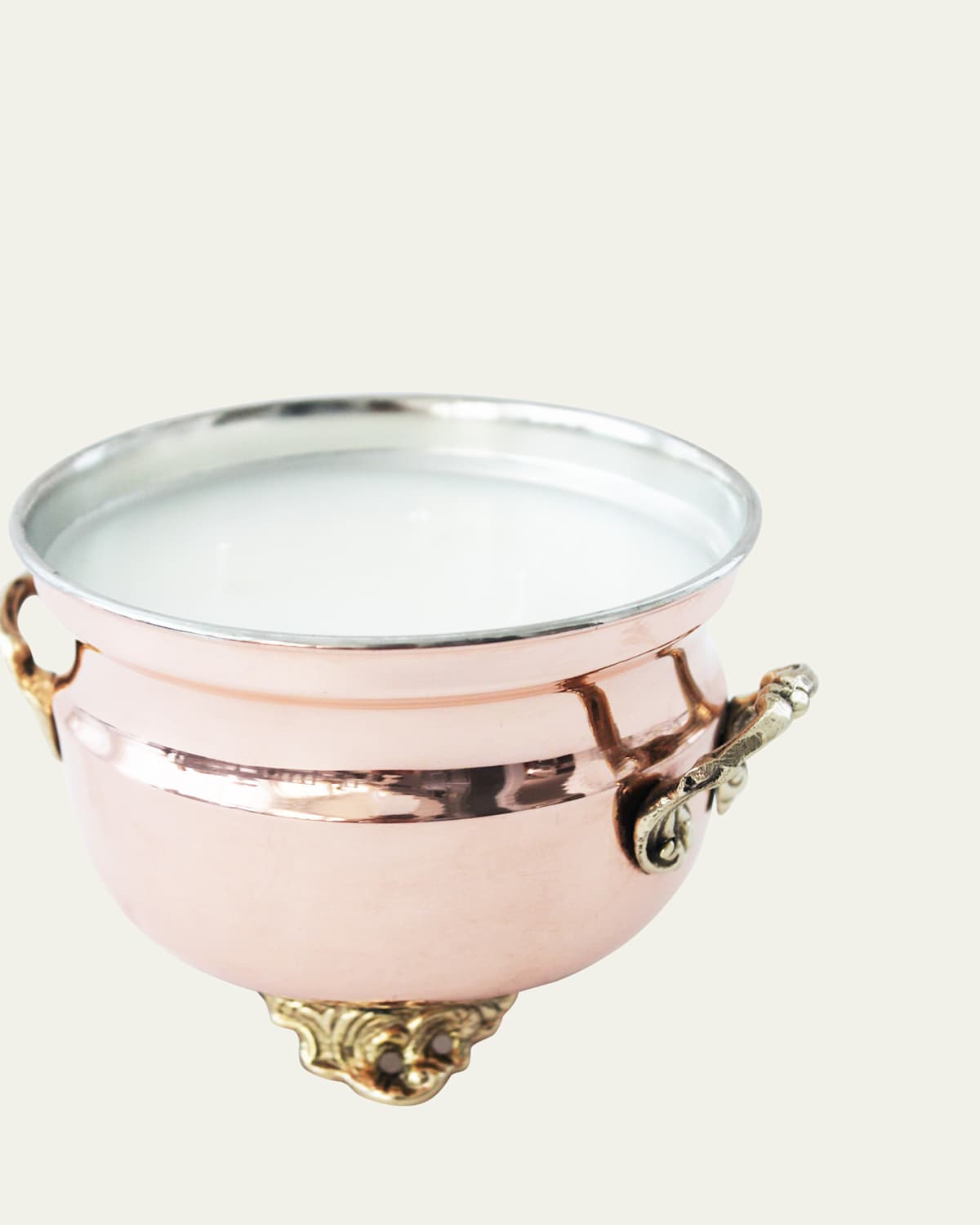 Coppermill Kitchen French Inspired Candle In Copper &amp; Brass