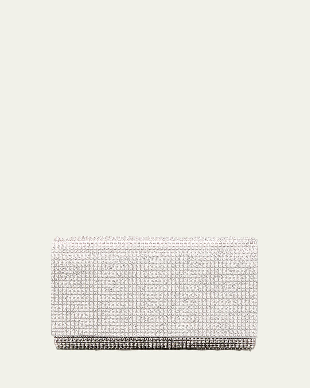 Judith Leiber Fizzy Crystal Flap Clutch Bag