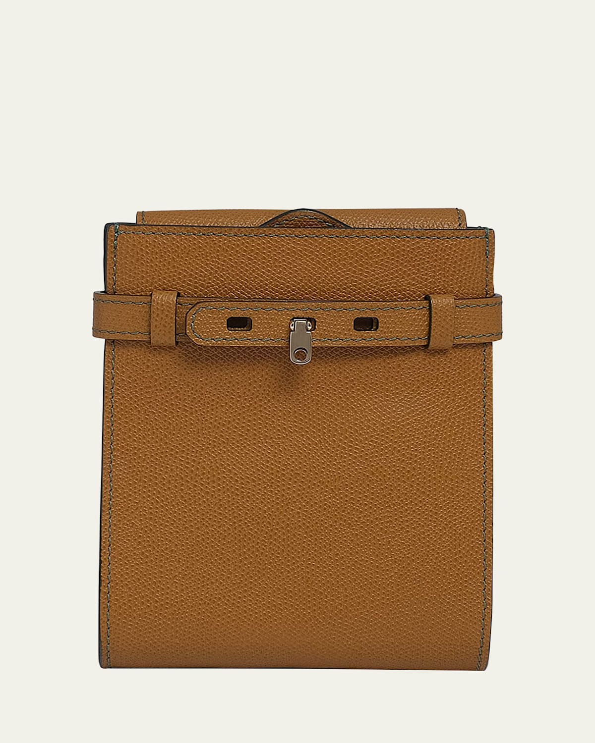 Valextra Men's Brera B-Tracollina Slim Crossbody Bag