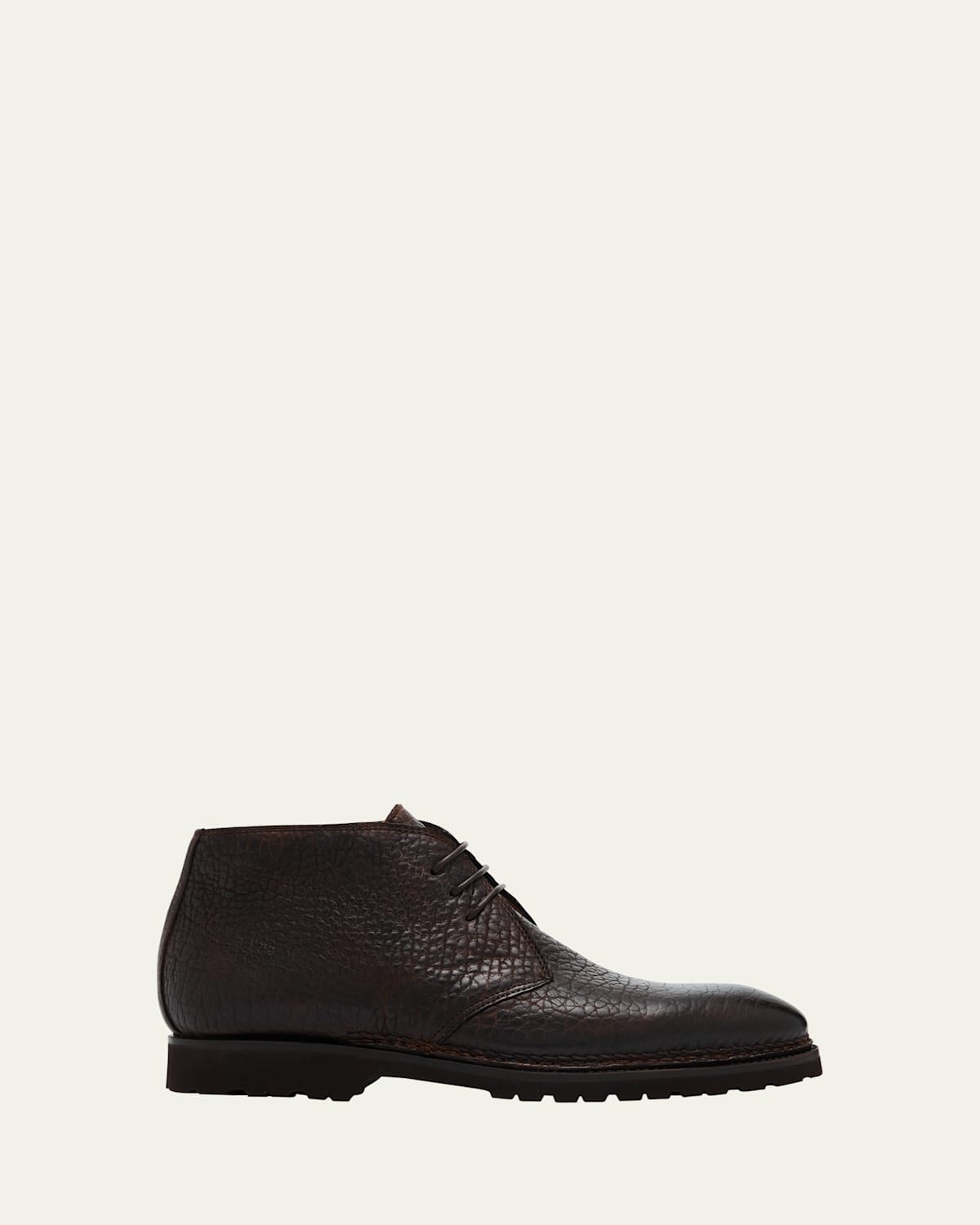 Men's Desert Norwegian Bison Leather Chukka Boots