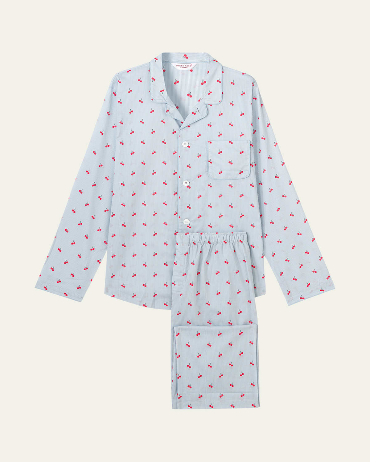 Men's Nelson 84 Long Cotton Pajama Set