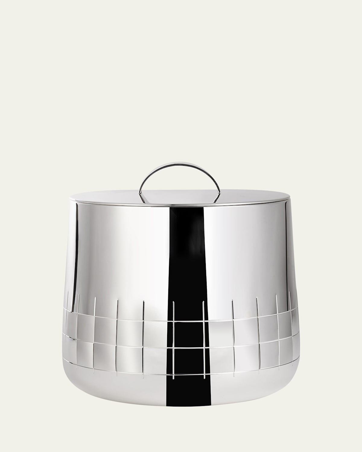 Graphik Silver-Plated Insulated Ice Bucket