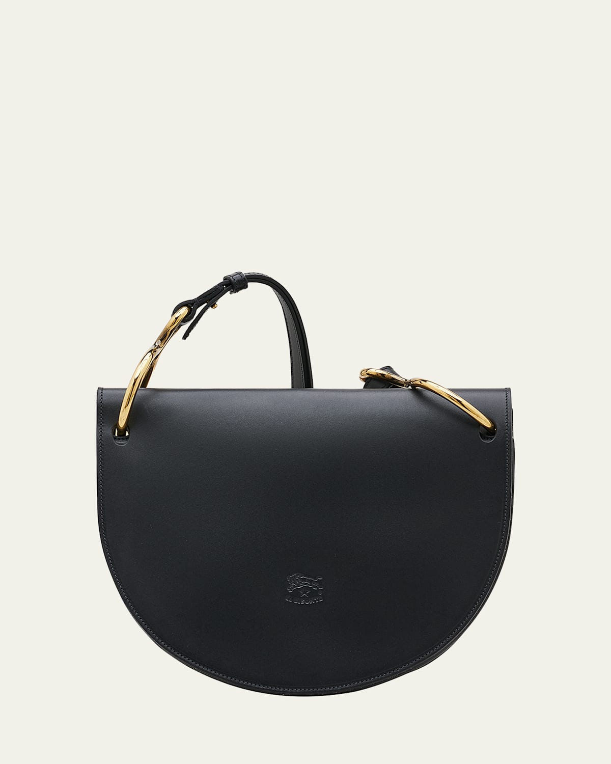 Consuelo Brushed Leather Flap Shoulder Bag