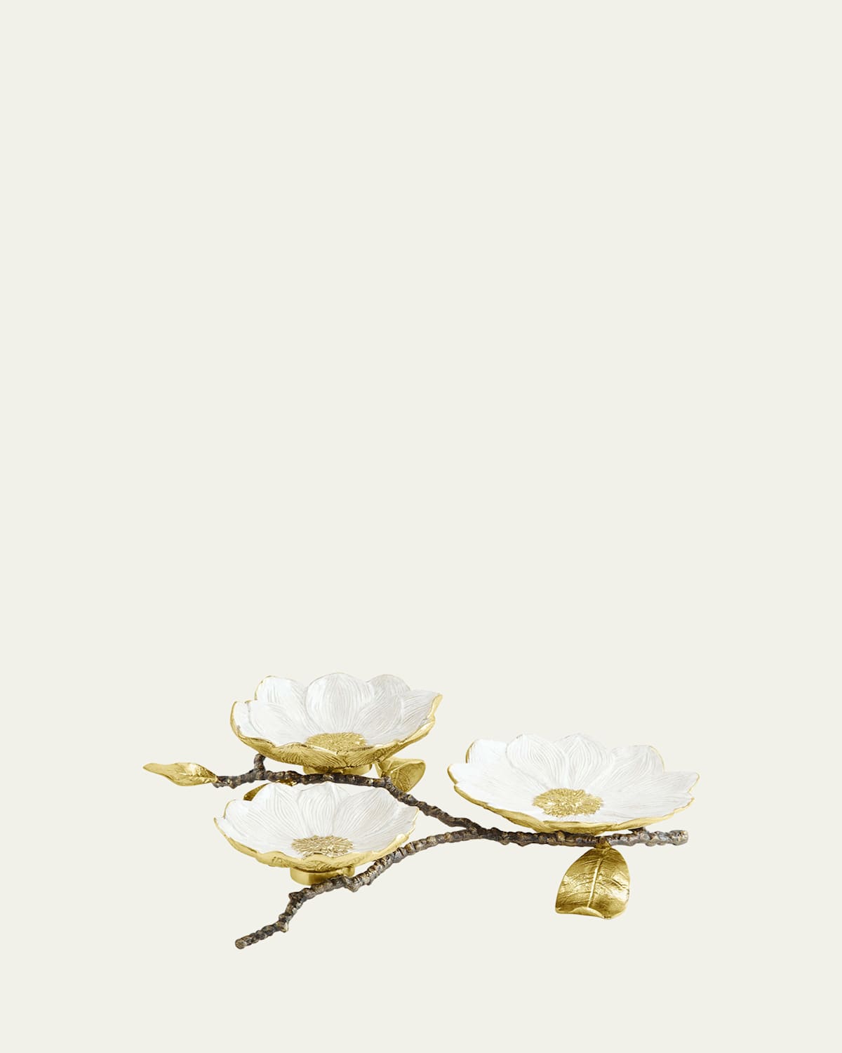 Michael Aram Vintage Bloom Triple Dish In White