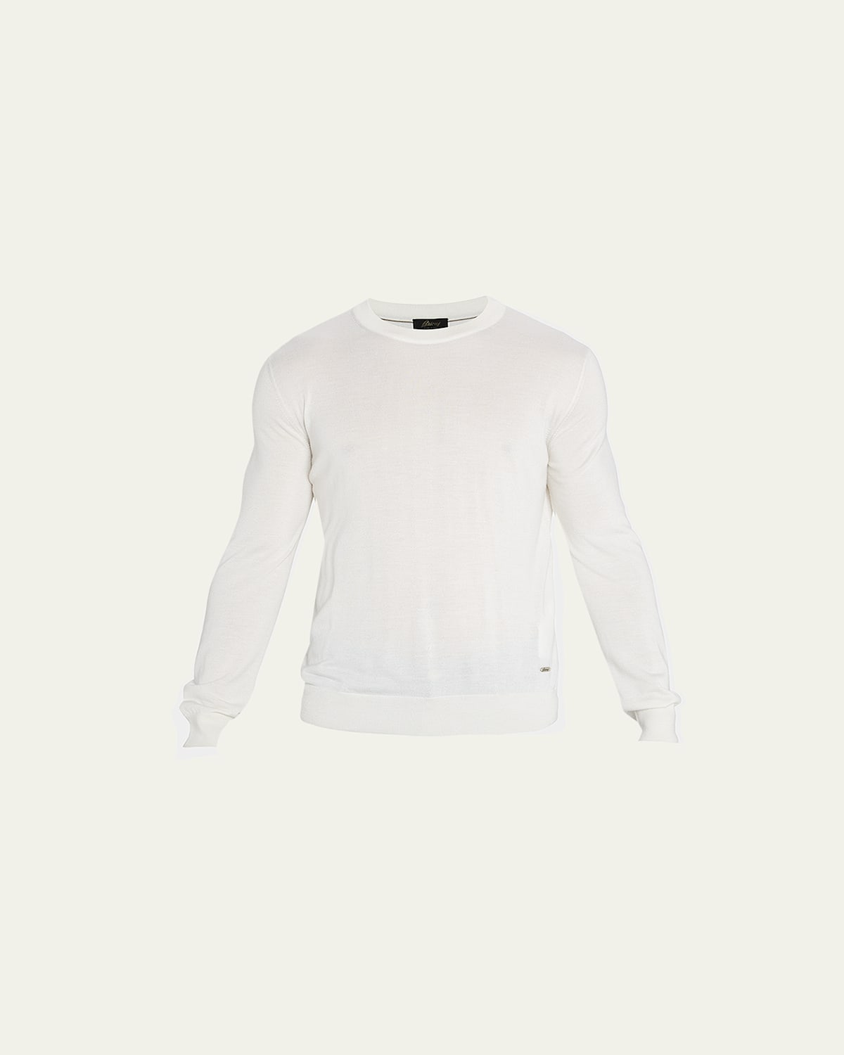 Men's Cashmere-Silk Crewneck Sweater