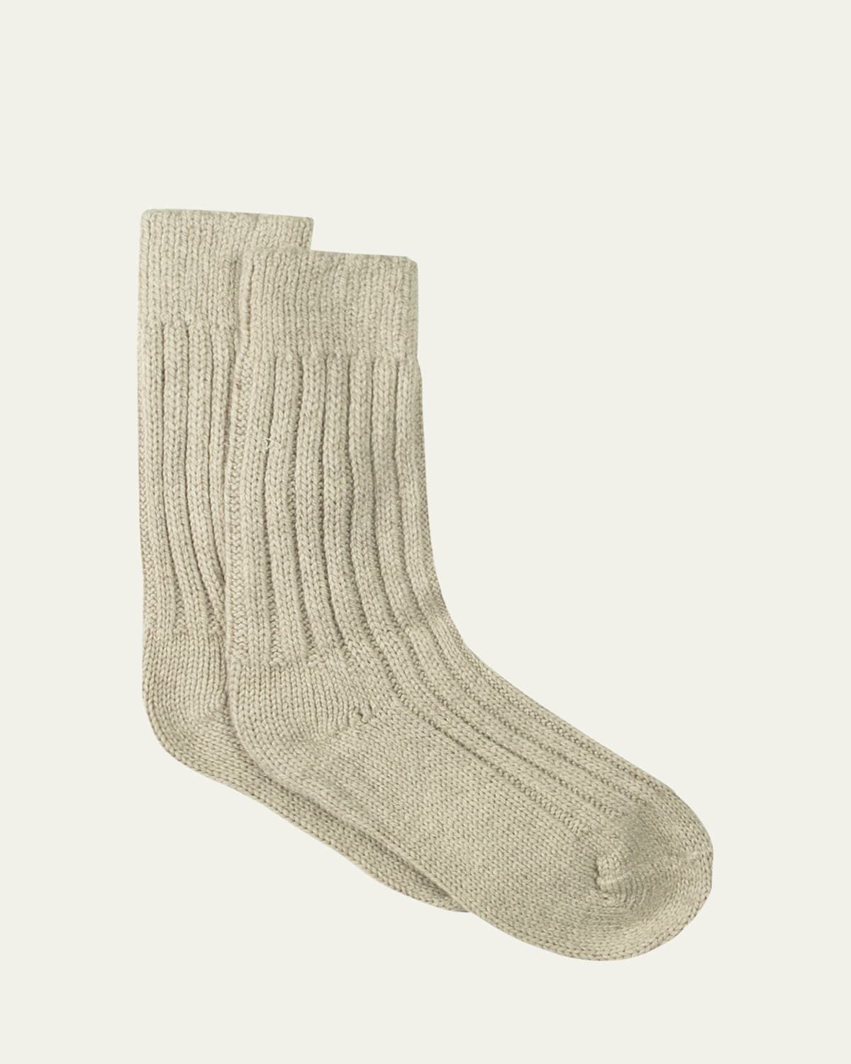 Yosemite Ribbed Cashmere Socks