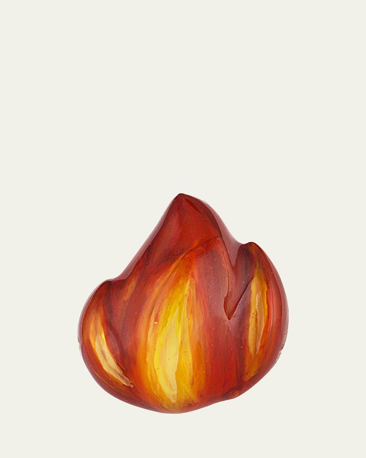 Men's Painted Flame Cufflinks