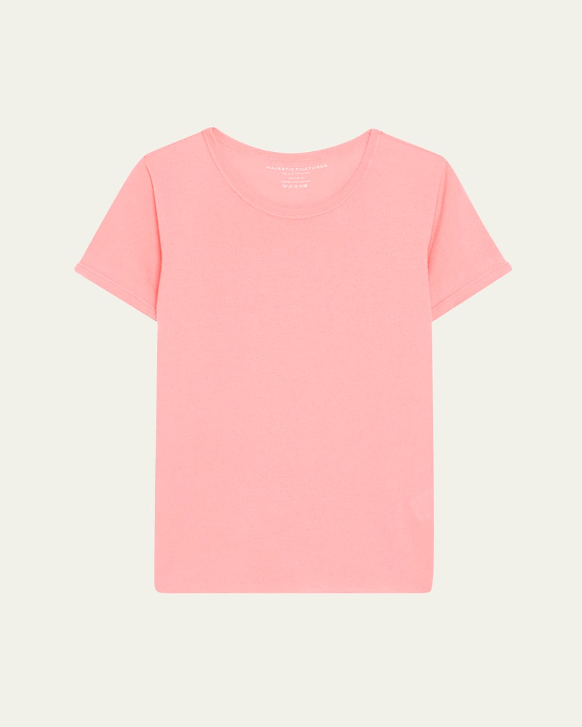 Machine Washable Cashmere Crewneck Top