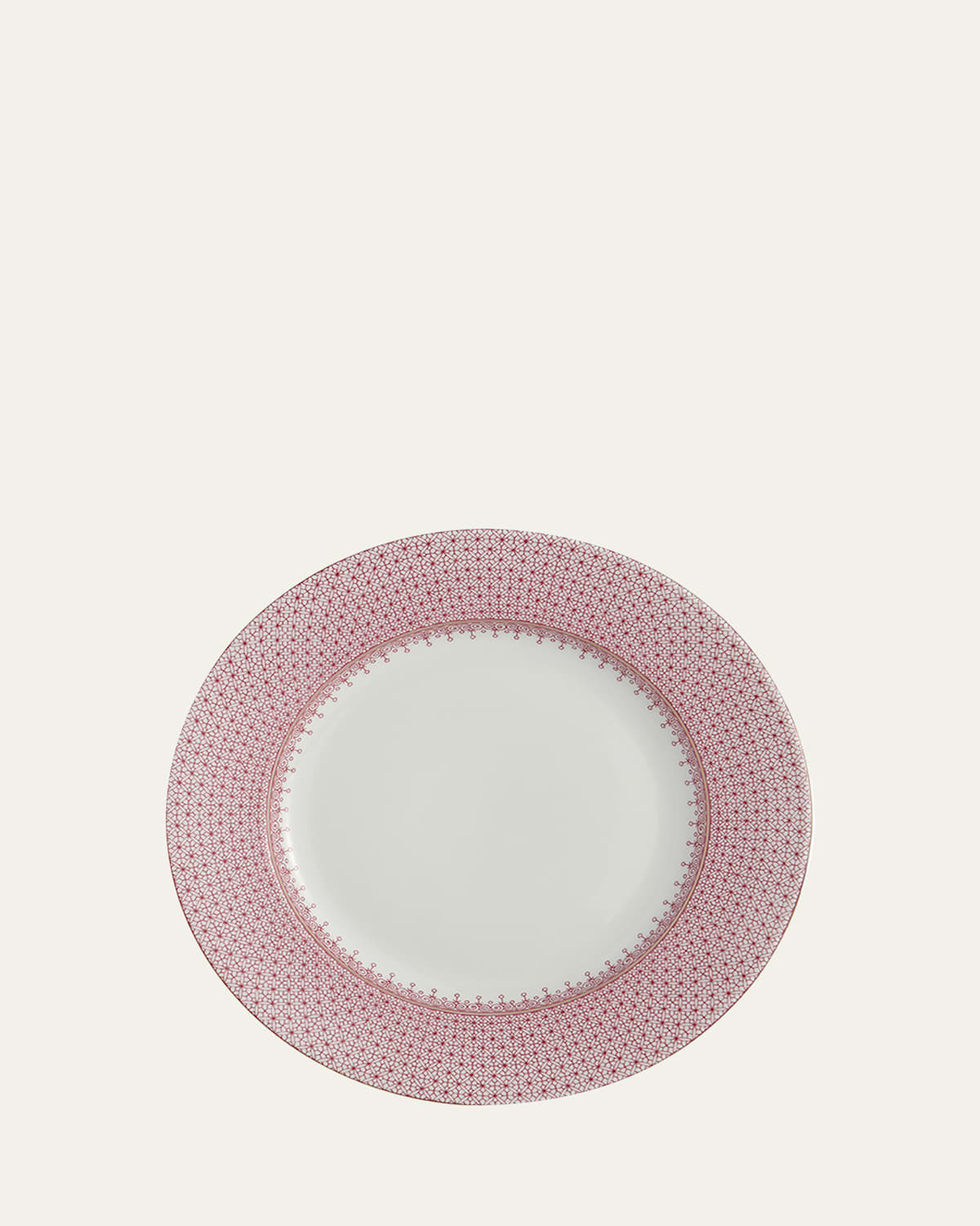 Mottahedeh Pink Lace Dinner Plate