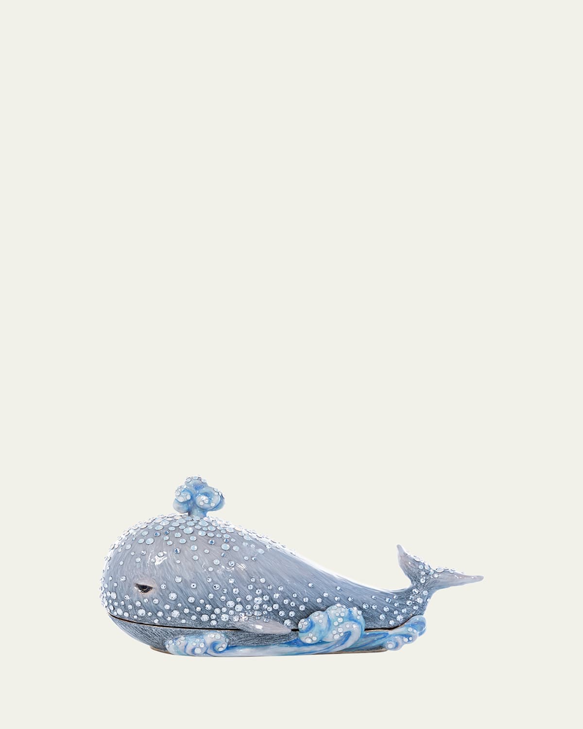 Jay Strongwater Coastal Whale Box In Multi