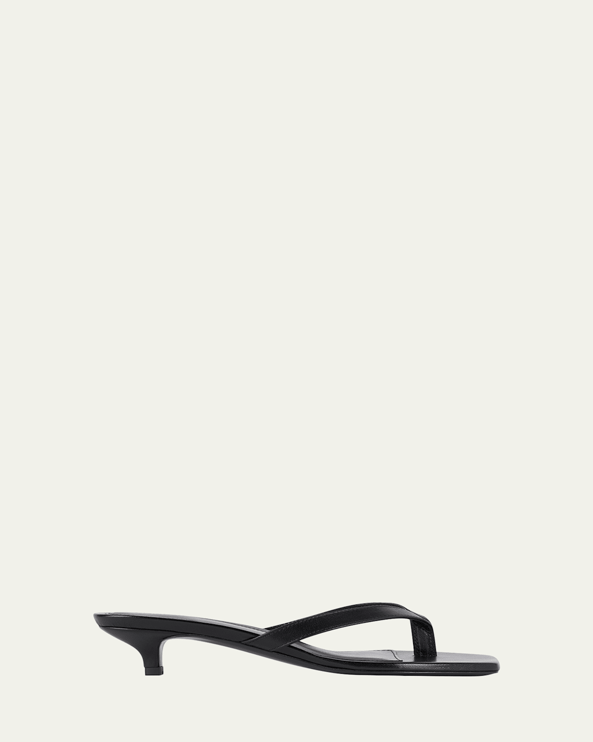 Toteme Thong Leather Kitten-Heel Mules | Thumbnail 4