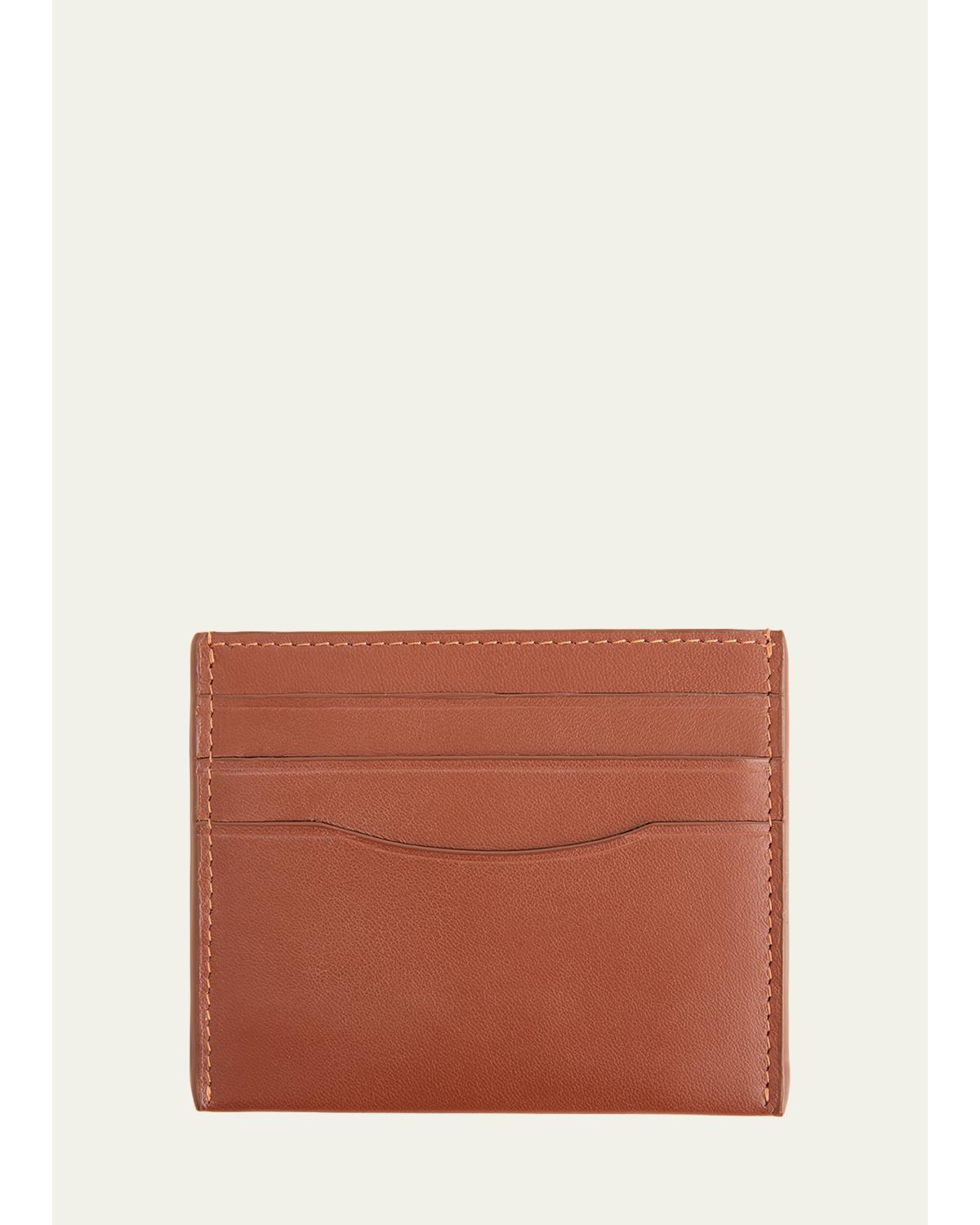 Personalized Leather RFID Blocking Minimalist Card Case