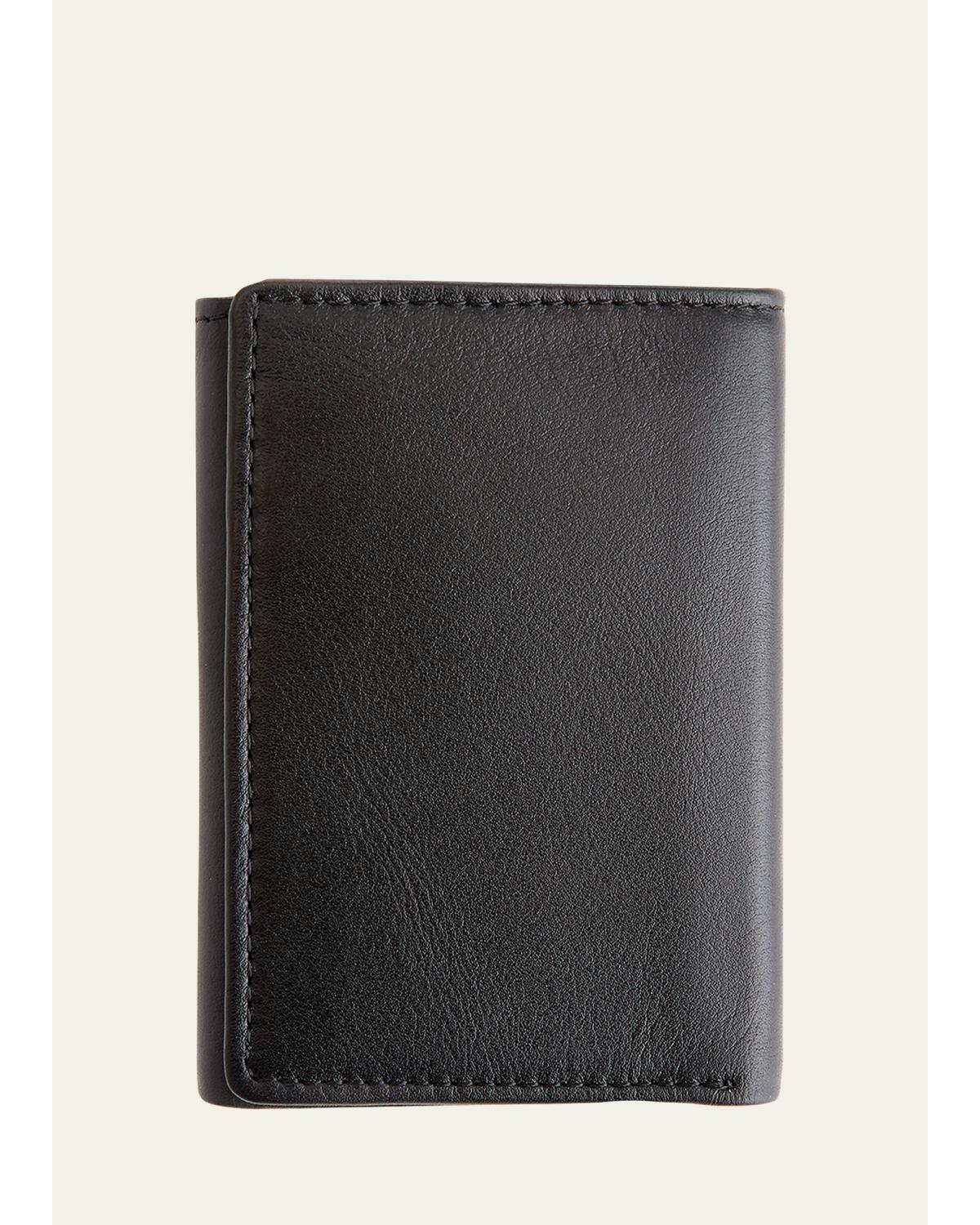 Personalized Leather Trifold Wallet