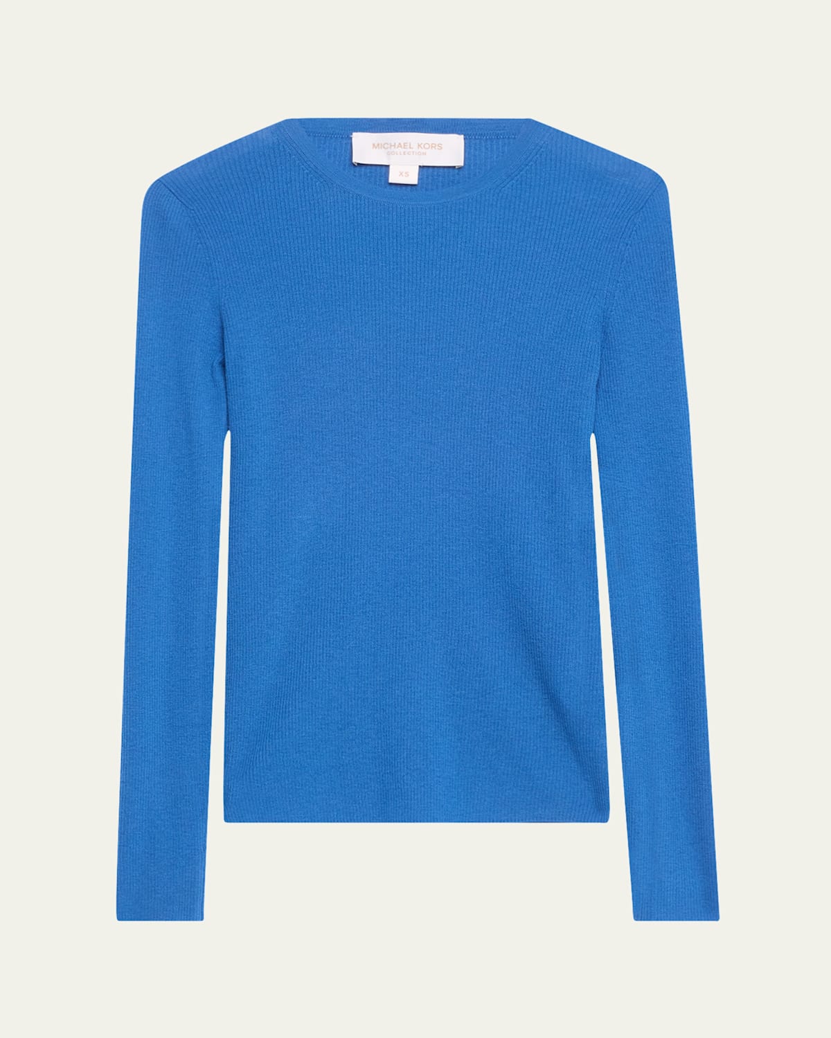 Michael Kors Hutton Ribbed Cashmere Pullover