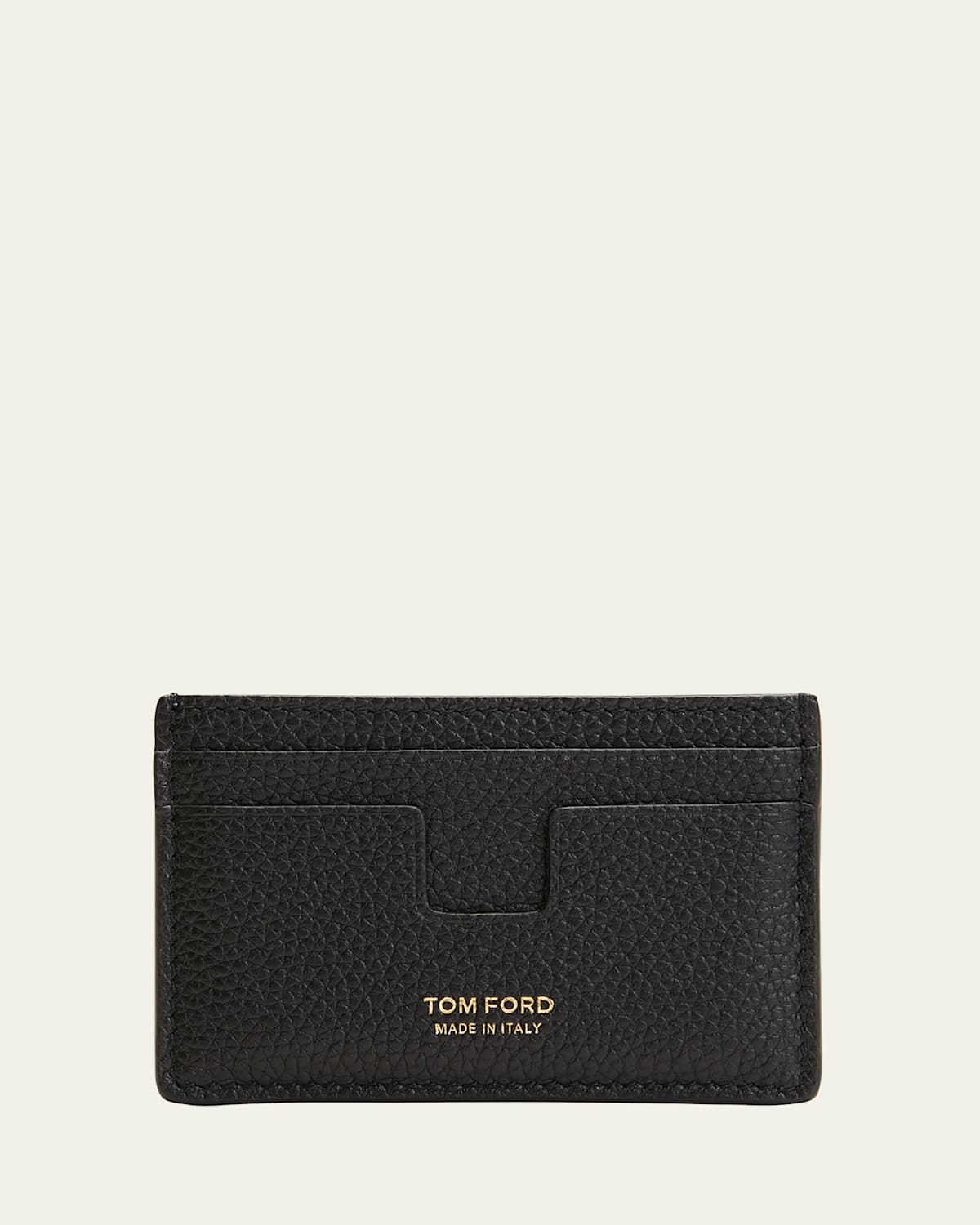 Men's Leather T-Line Classic Card Holder