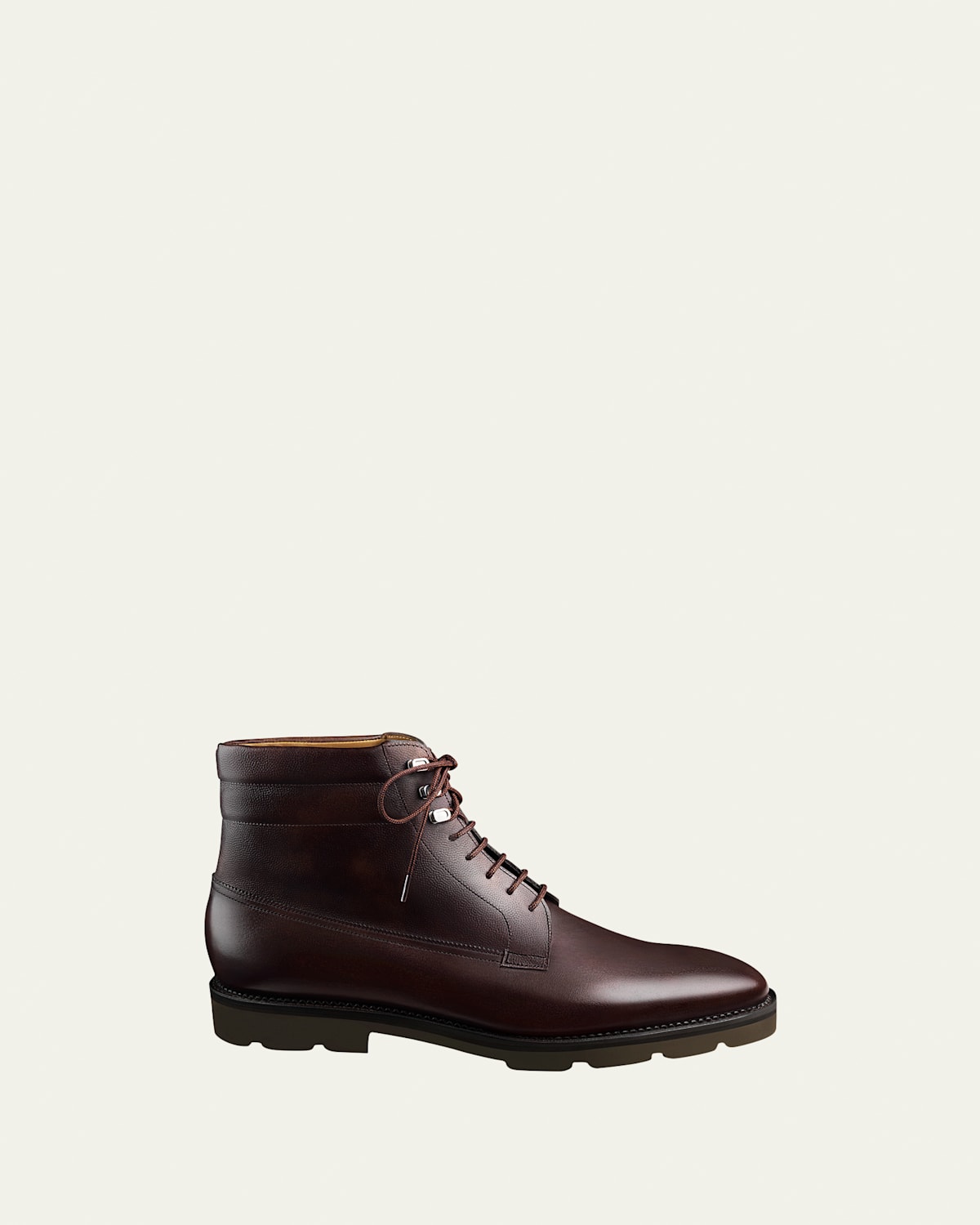 John Lobb Men's Alder Lug-Sole Leather Hiker Boots