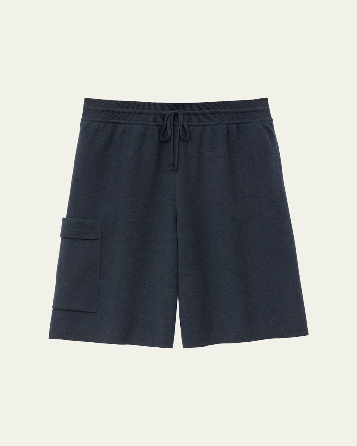 Men's Cotton Wool Double-Face Drawstring Shorts