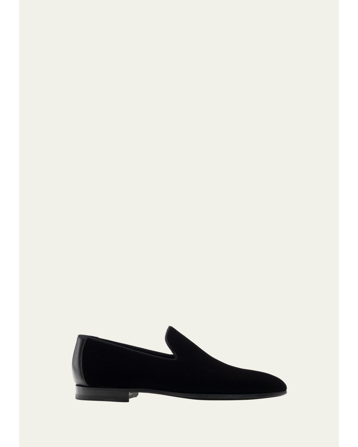 Men'S Jareth Velvet Venetian Loafers
