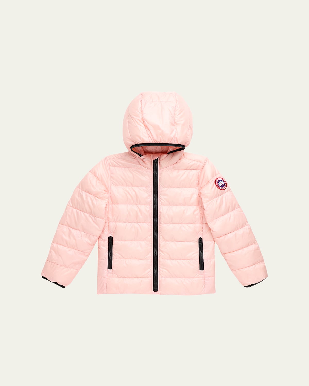 Canada Goose Kid's Crofton Quilted Jacket In Pink