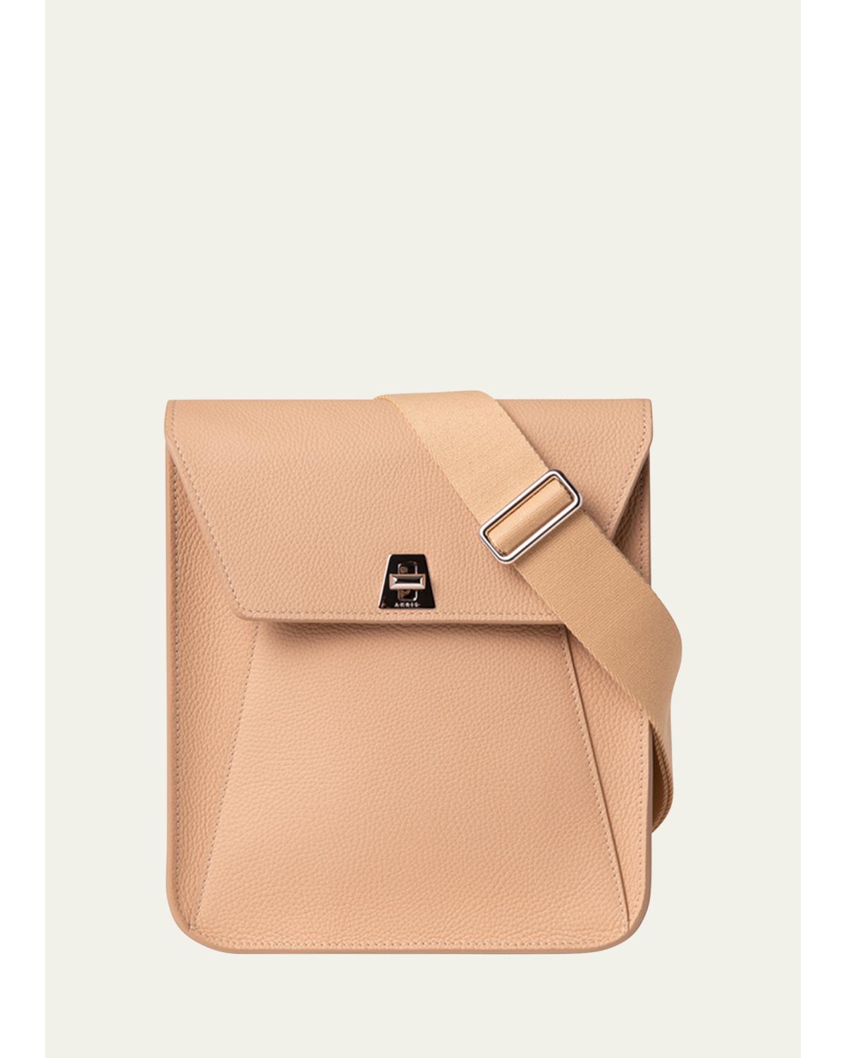 Anouk Small Leather Messenger Bag