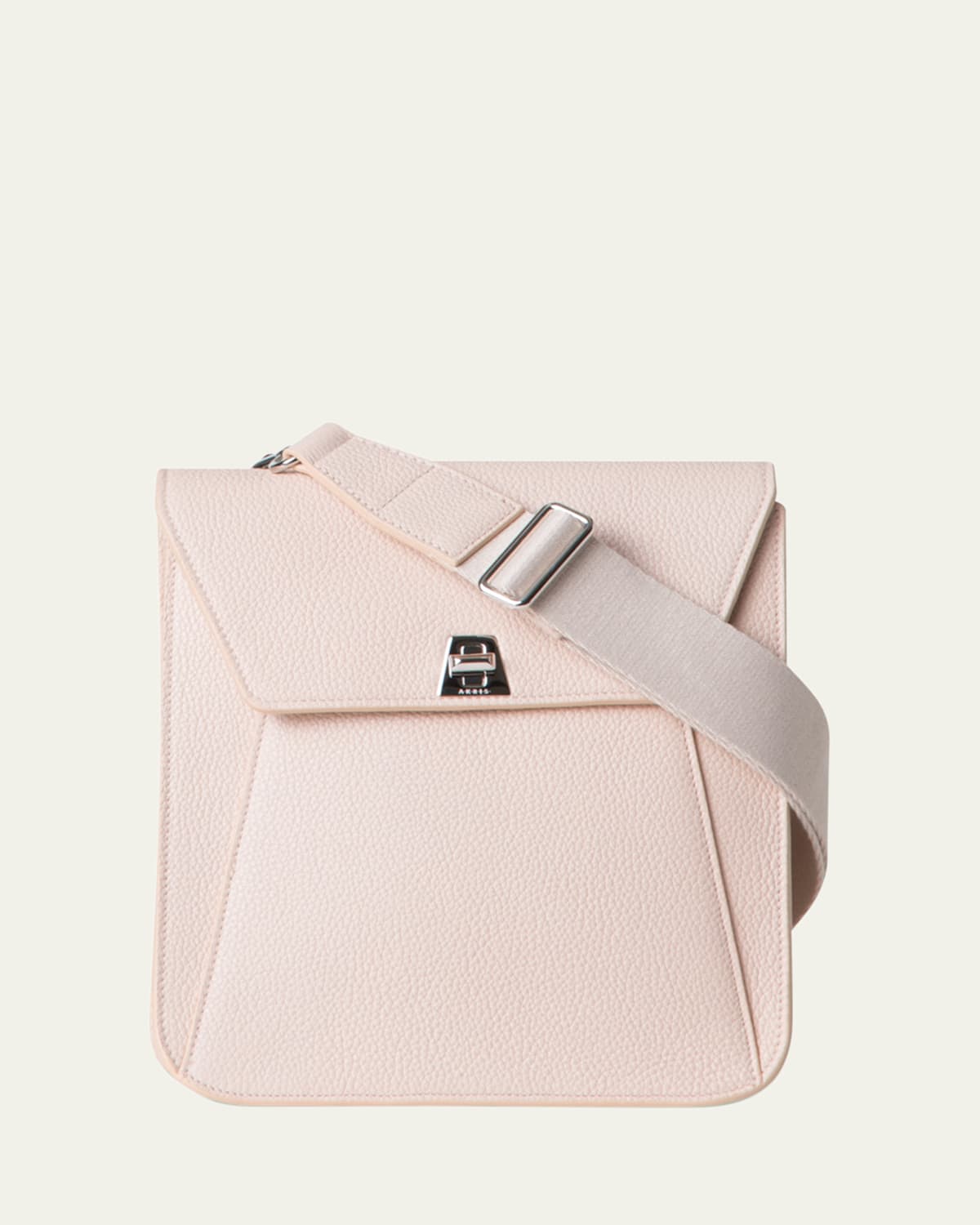 AKRIS ANOUK SMALL LEATHER MESSENGER BAG 