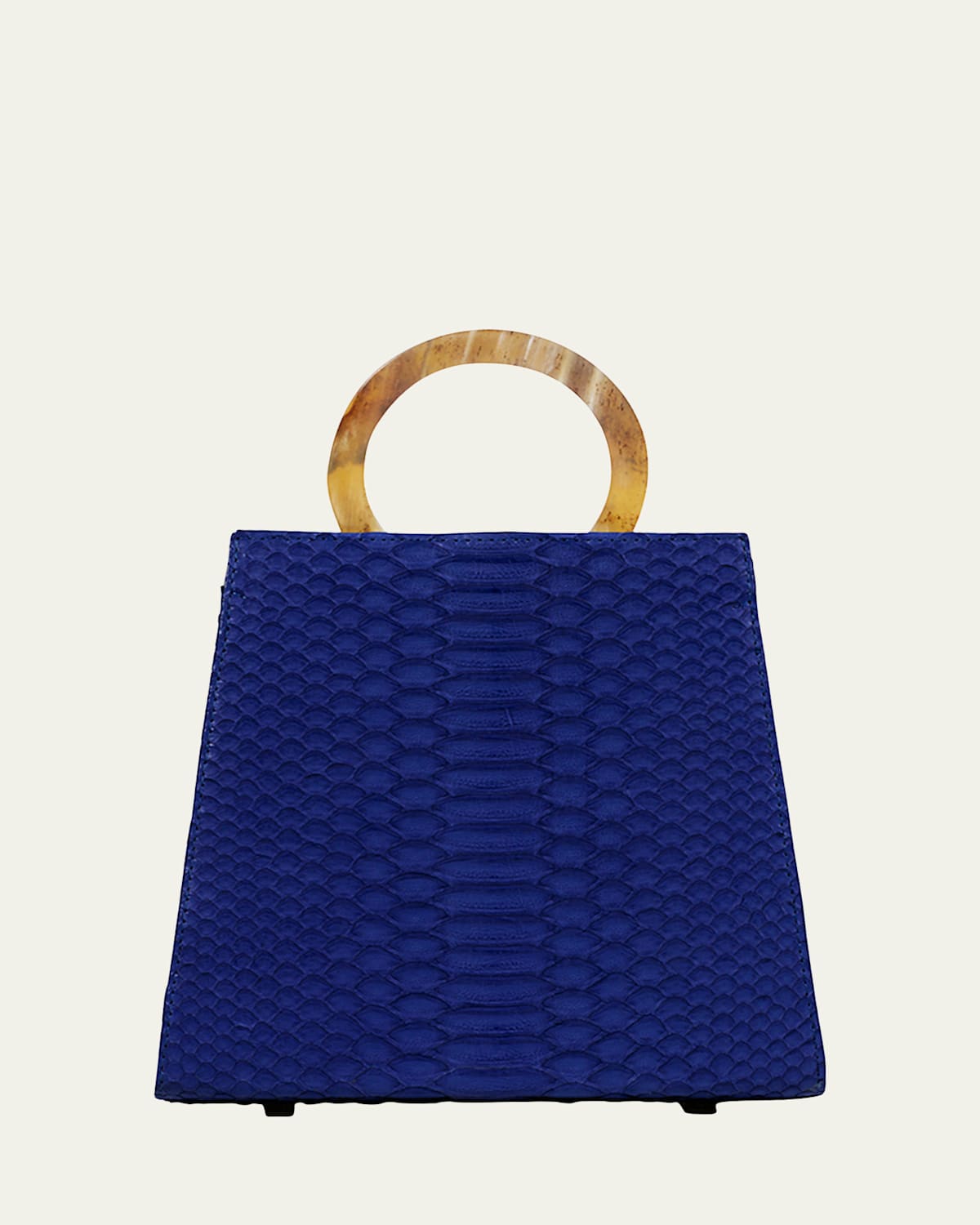 Azza Python Top-Handle Bag