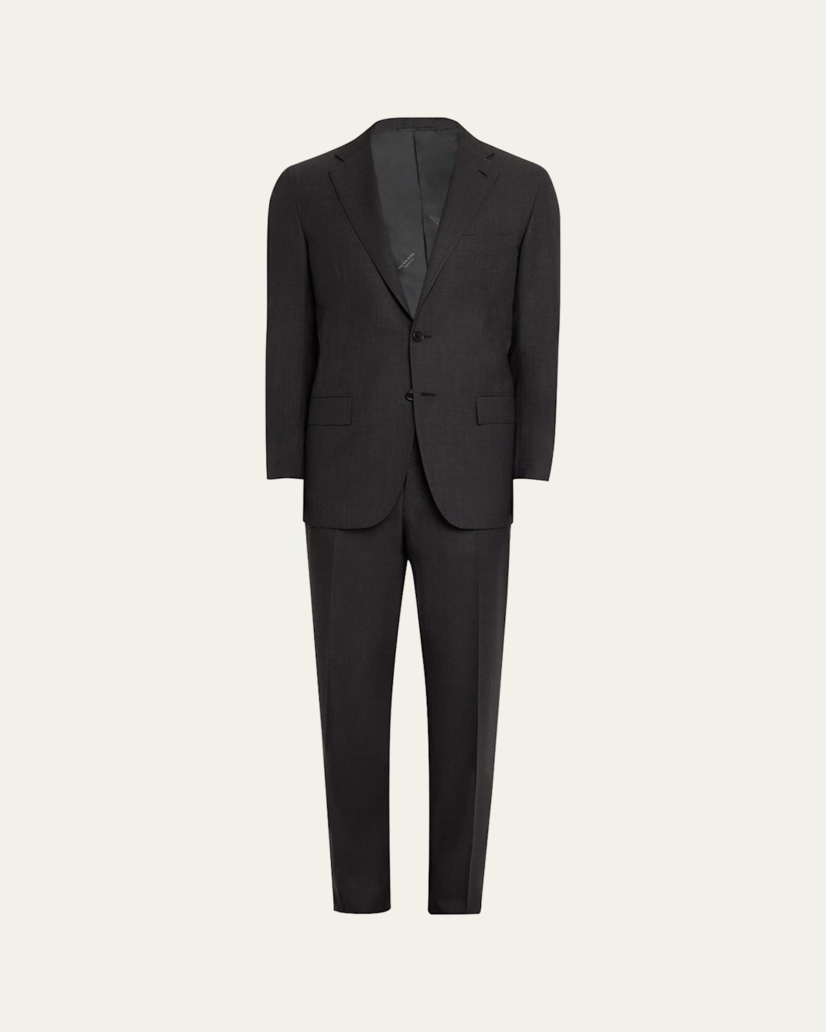 Men's Solid Wool-Silk Suit
