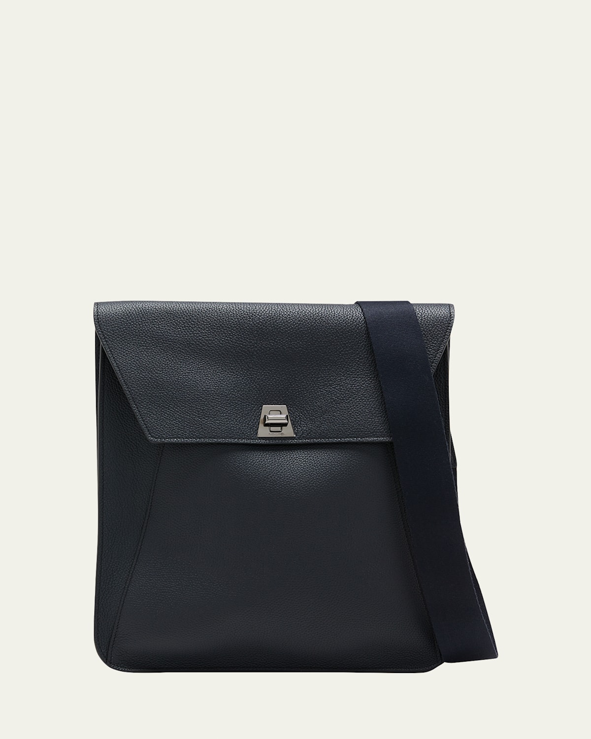 AKRIS ANOUK CALFSKIN MEDIUM MESSENGER BAG 