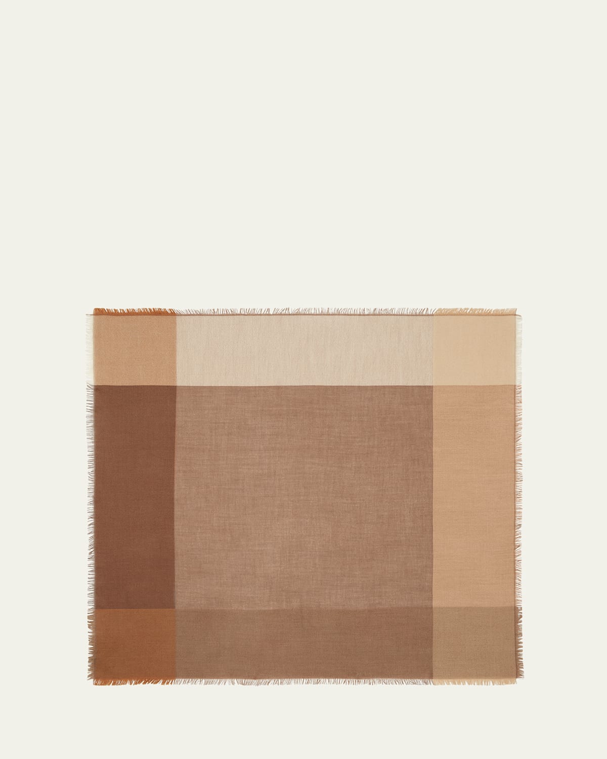 Loro Piana Quadrilatero Del Cashmere-silk Scarf In F6r7 Ancient Plaster Beige