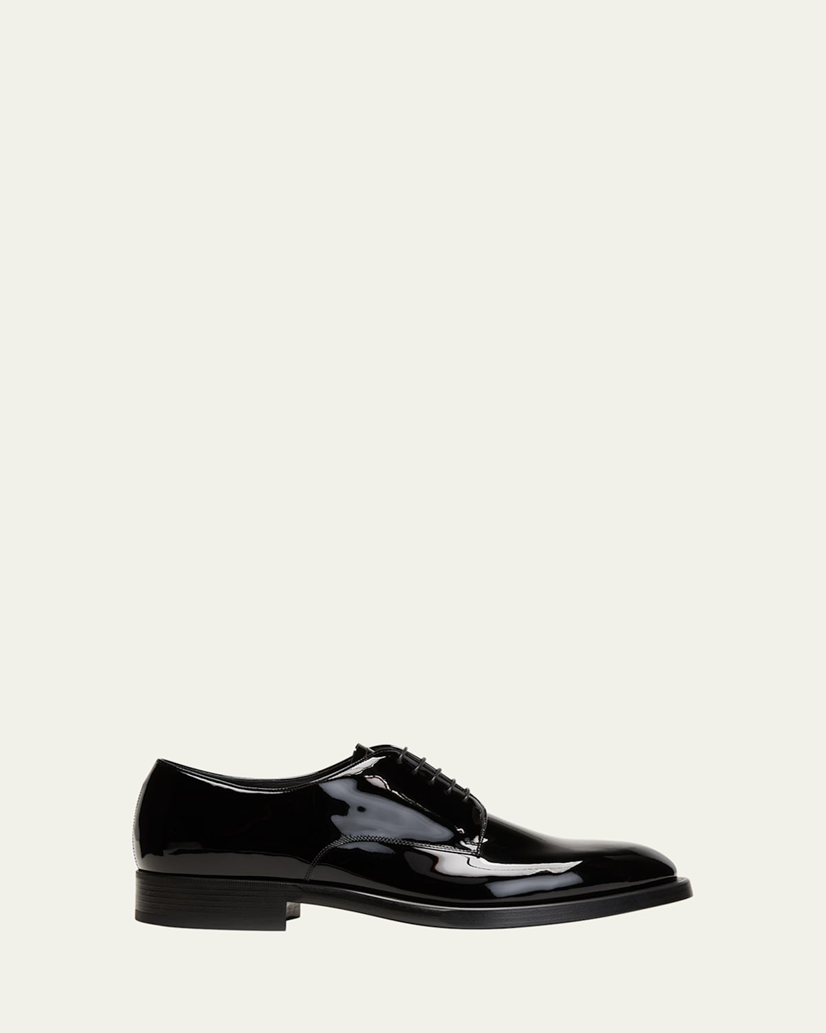 Men's Patent Leather Derby Shoes