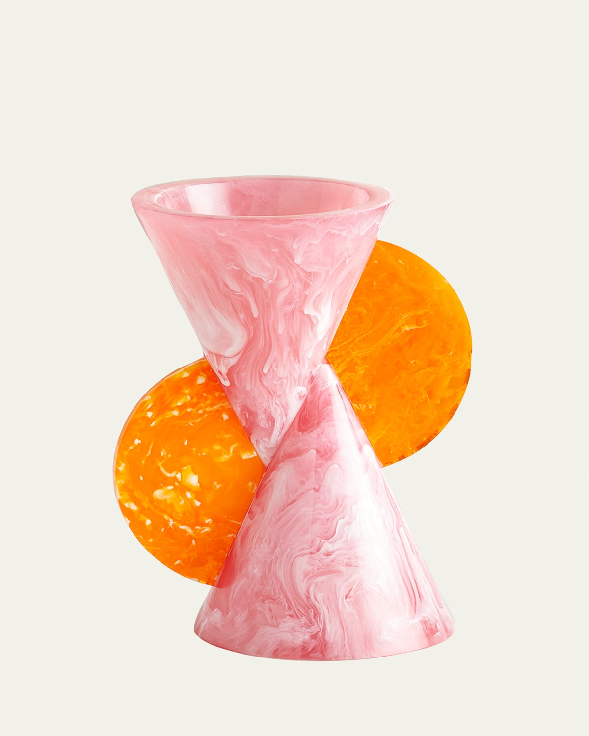 Jonathan Adler Pink Mustique Cone Vase In Pink