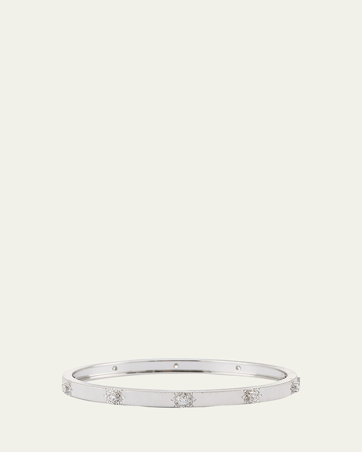 Macri Classica Bangle, White Gold, 5mm