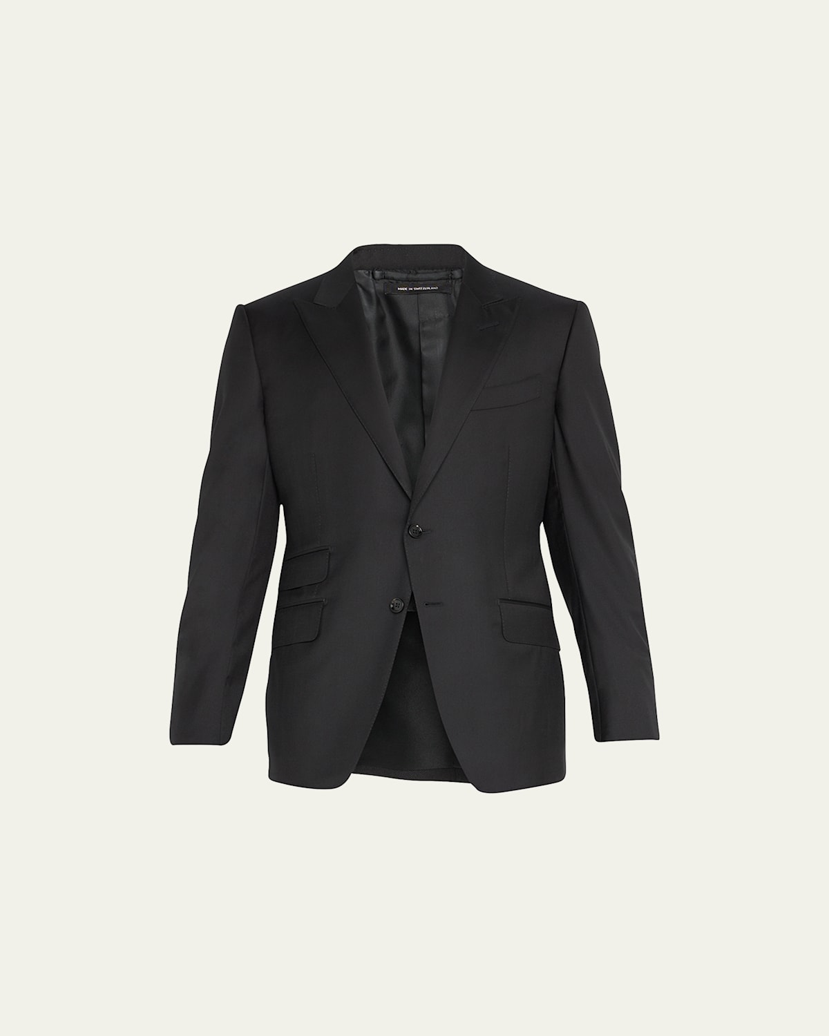 Men's Solid Master Twill Two-Piece Suit
