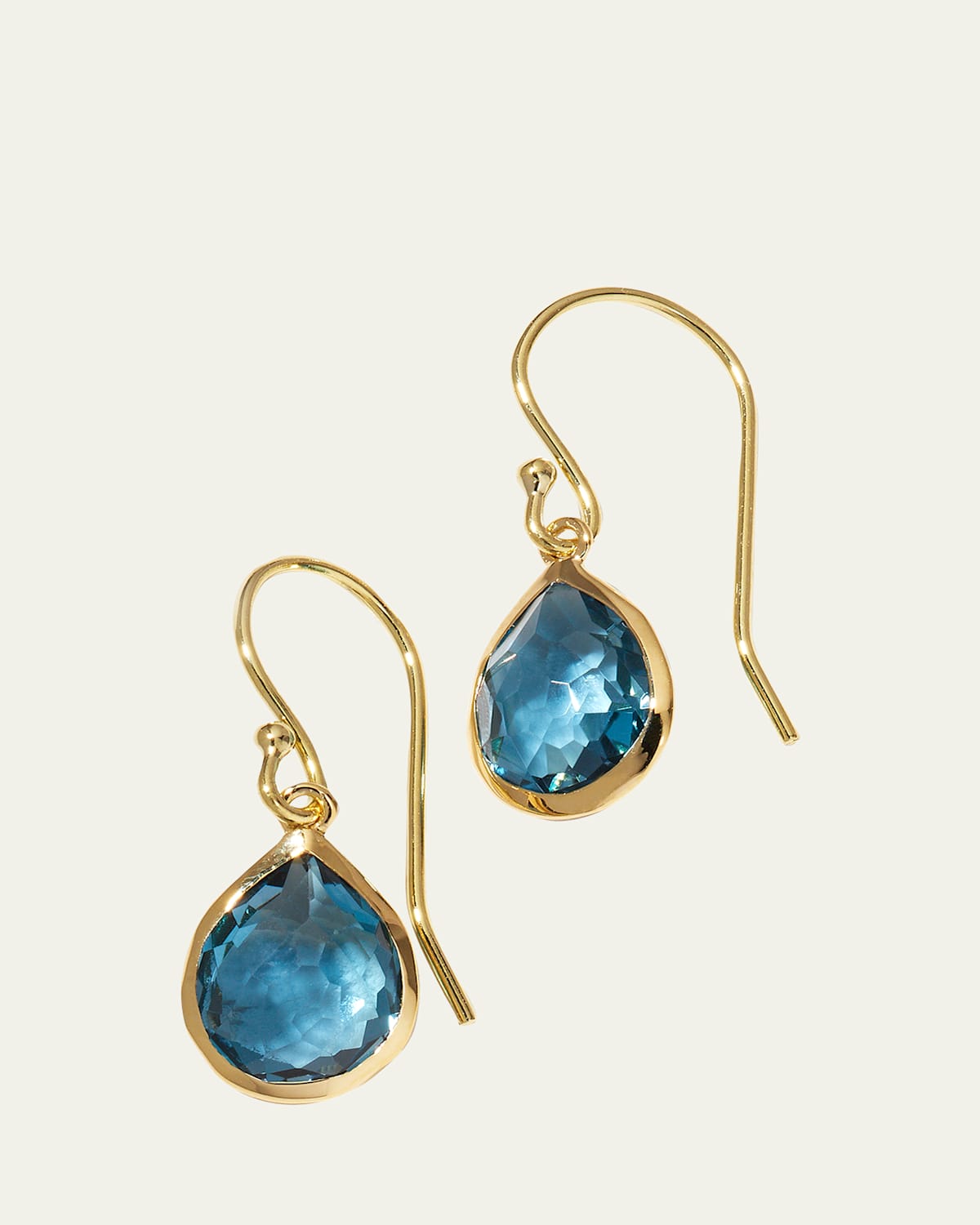 Teeny Teardrop Earrings in 18K Gold
