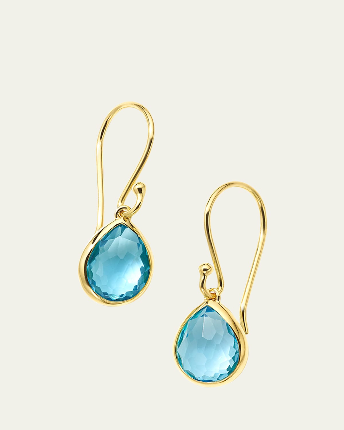 Teeny Teardrop Earrings in 18K Gold