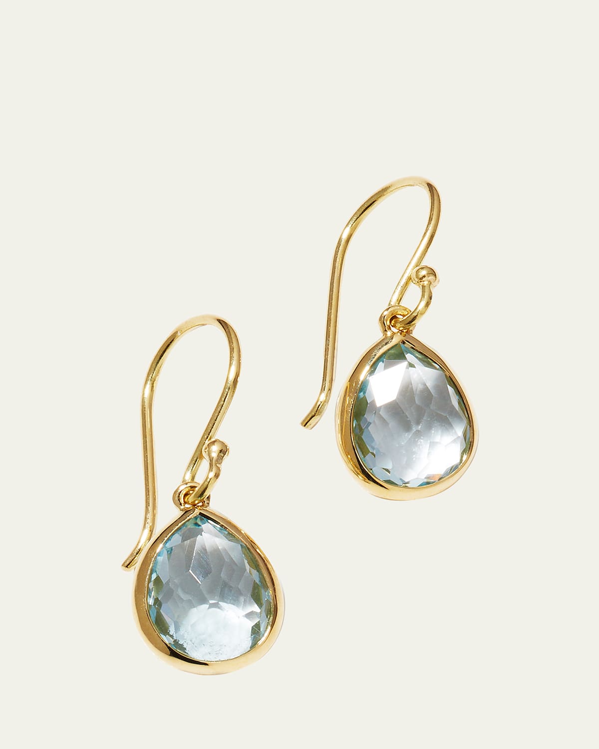 Teeny Teardrop Earrings in 18K Gold