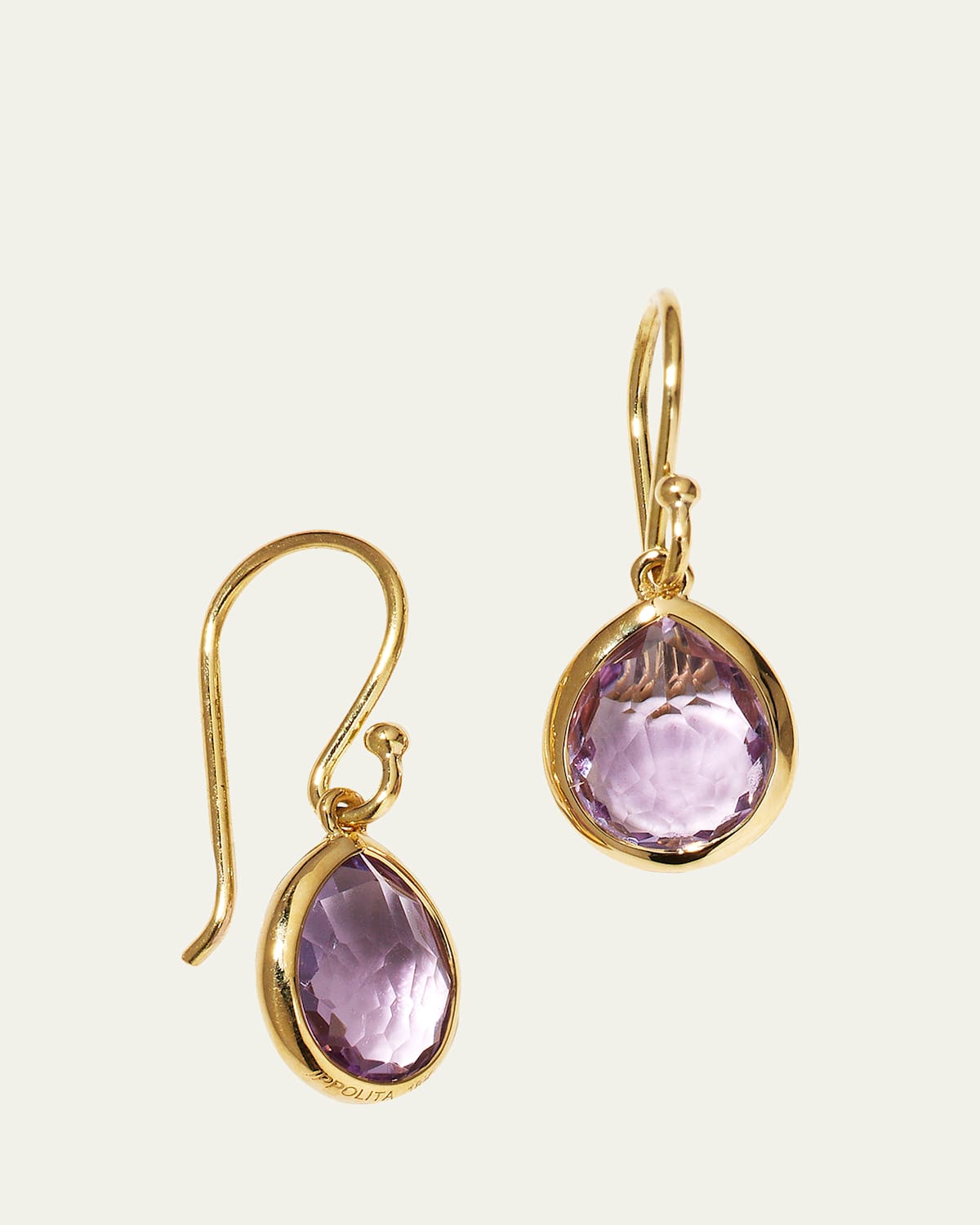 Teeny Teardrop Earrings in 18K Gold