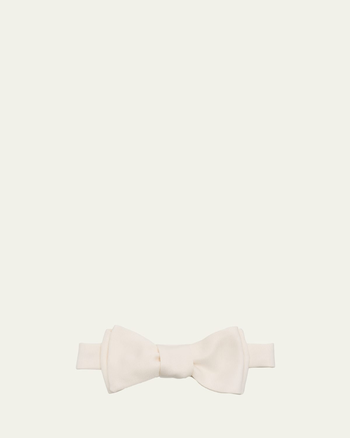 Kiton Men's Silk Bow Tie In Wht