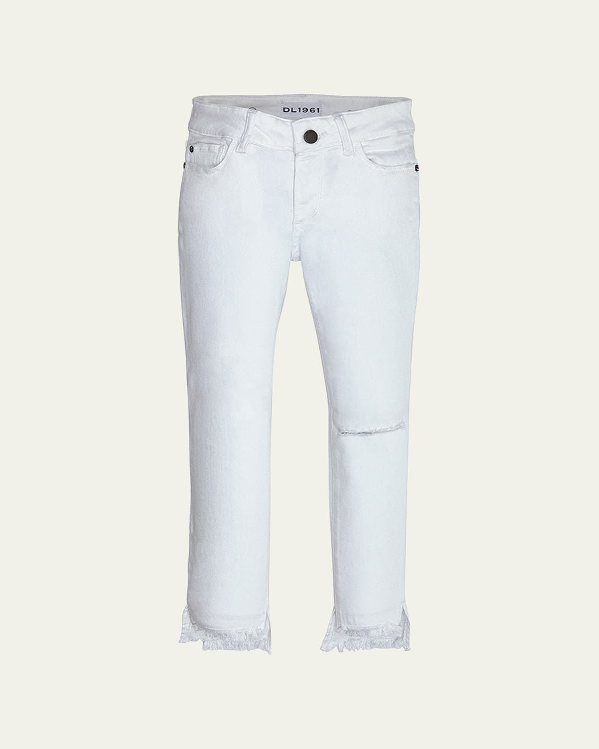 Girl's Chloe Knee-Ripped Jeans, Size 2-6