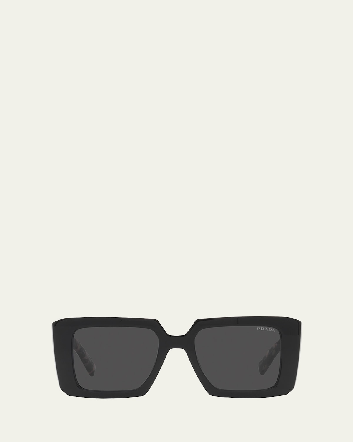 Prada Eyewear Square Frame Sunglasses In Black