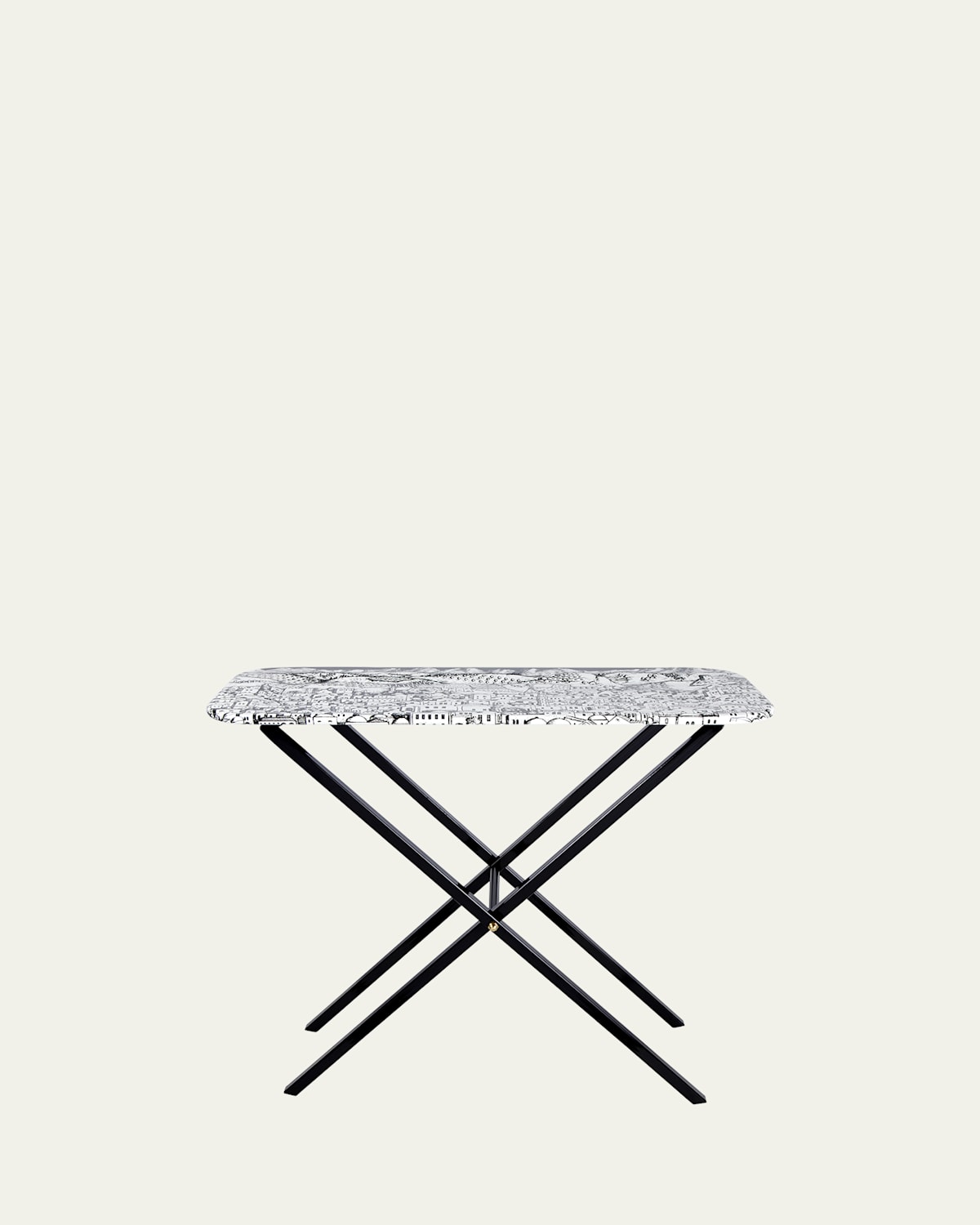 Fornasetti Tray Holder, 25" X 60" In Black
